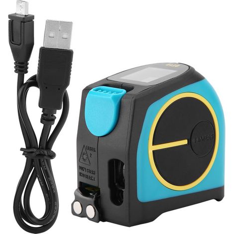 DT10 Mètre Laser Numérique 5m avec Chargeur USB et Affichage LCD (Portée 40m) (1/5)