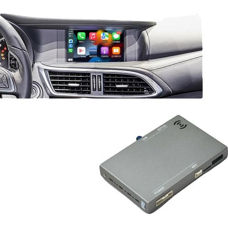 Interface CarPlay sans fil Android Auto, Miroir d'écran, Installation Plug-and-Play, Pour Infiniti Q30 QX30 2015-2019 (1/2)