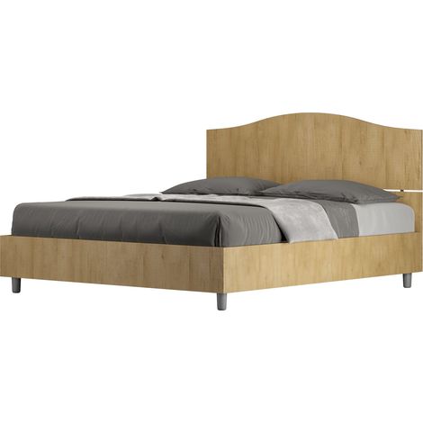 Letto Matrimoniale 160x190 cm Senza Rete Dores Quercia (1/3)
