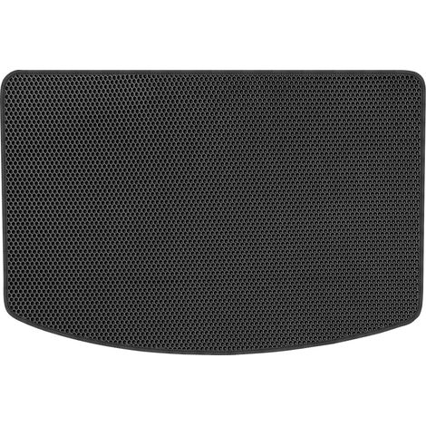 Tapis de coffre en EVA pour Lancia Musa Minivan (2004-2012), revêtement alvéolé - NOIR (1/5)