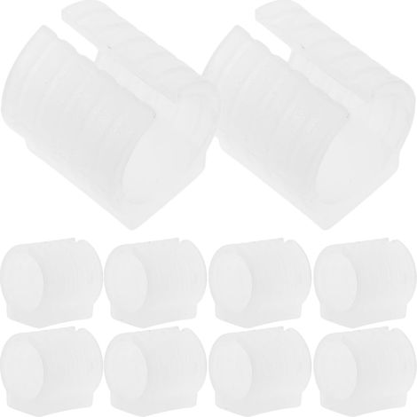 Lot de 10 protège-pieds chaise antidérapants en plastique PE, (1/5)