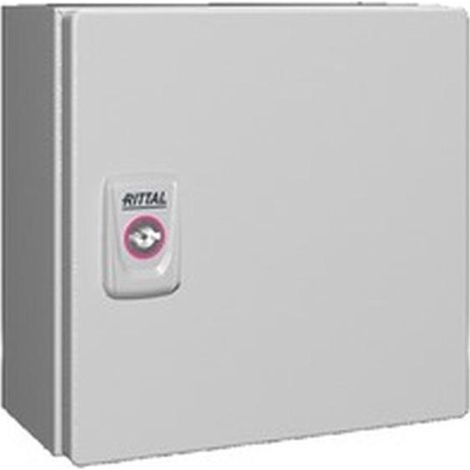 Rittal KX 1549.000 Installations-Gehäuse, Wand-Gehäuse 200 x 200 x 120 Stahlblech Lichtgrau (RAL 703 (1/5)