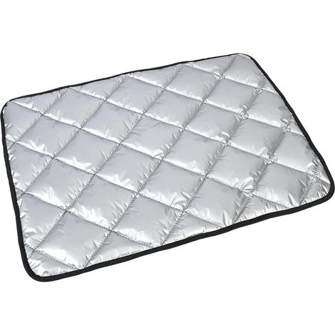 Tapis rafraîchissant pour chien antidérapant en soie glacée Tapis rafraîchissant doux pour chiots et chatons, à utiliser au sol, sur canapé, dans un panier de transport, à la maison ou en voyage, sur (1/5)