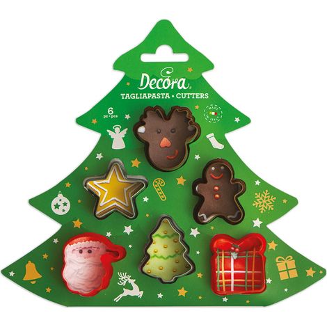 Mini-Ausstechformen, 6 Stück, Weihnachten (1/3)
