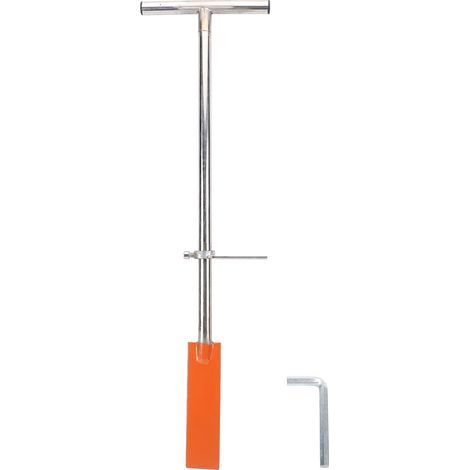 Outil de plantation de barre de Dibble avec pédale, pelle à manche en T en acier inoxydable pour creuser, repiquage, jardinage (1/5)