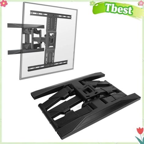 Tbest Support de montage mural TV Support Mural TV Métallique 45-75 Pouces Mobile Pour Salon son detachee (1/5)