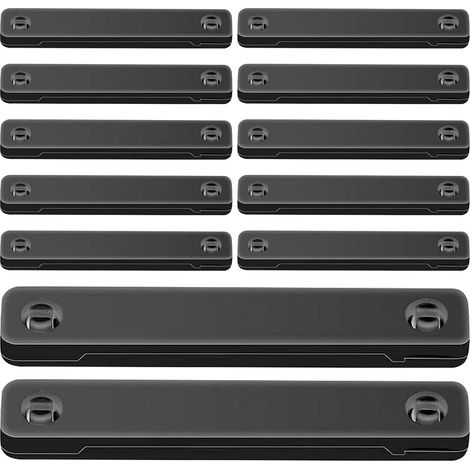 Aimants pour Écran,Auto-Adhésifs 12 Pièces Pinces Magnétiques - Fournitures Pour Portes Meubles Placards Entrée Chambre Salon Bureau Patio
