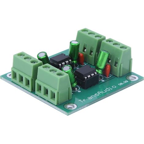 Carte de Conversion équilibrée, Amplificateur Double Canal Haute Performance DRV134PA pour les Amateurs D'audio, Alimentation ± 10 V  ± 12 V (1/4)