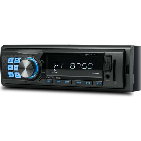 Autoradio Muse M-195 BT 160 Watts  - FM stéréo - Port USB - Micro SD / Prise auxiliaire / Bluetooth 4 x 40 watts