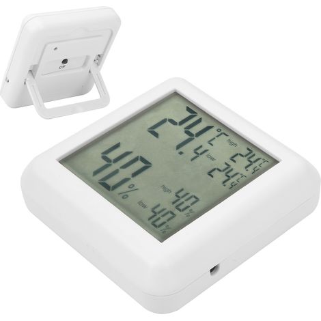 Thermomètre-hygromètre de bureau numérique LCD pour l'intérieur, moniteur de température et d'humidité (1/5)