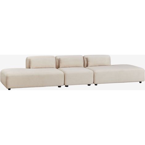Divano chaise longue modulare in 3 pezzi Fogler SKLUM
