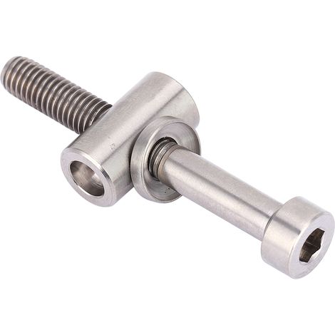 Vis à tête ronde fixe en alliage de titane M5x30/35/40 mm pour tige de selle de vélo (Titane M5x40) (1/5)