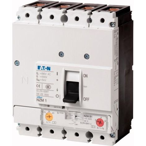 Disjoncteur NZM1 4P - prot cabl - 125A (000265809)