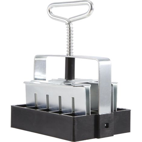 Outil de blocage de sol portable en acier à 20 cellules avec poignée, outils de blocage de jardin (1/5)