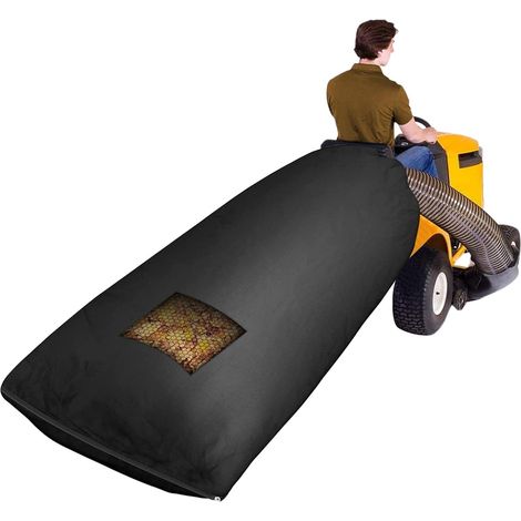 Sac de feuilles de tracteur durable, sacs de rangement de feuilles extra larges Sacs de rangement de feuilles robustes réutilisables pour la collecte des déchets de feuilles la plupart des tracteurs
