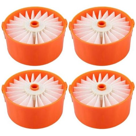 Lot de 4 filtres de rechange pour l'aspirateur sans fil Black + Decker BSV2020G et accessoires (1/4)