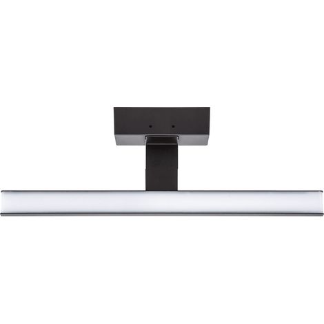 Lampada da specchio Led 8W Nero IP44 Bianco neutro 4000K Aigostar (1/5)