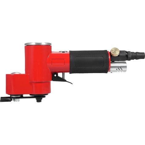 Ponceuse pneumatique alternative YC2621, mini ponceuse à ligne droite, polisseuse et cireuse portative pour meubles, bois et métaux, avec 1 plateau de ponçage, 1 plateau en caoutchouc et 1 plateau en (1/2)