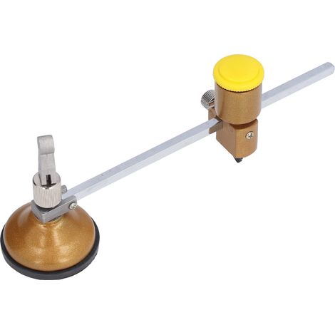 Découpeur de céramique rotatif ajustable avec ventouse - Outil de coupe de verre précis 400mm