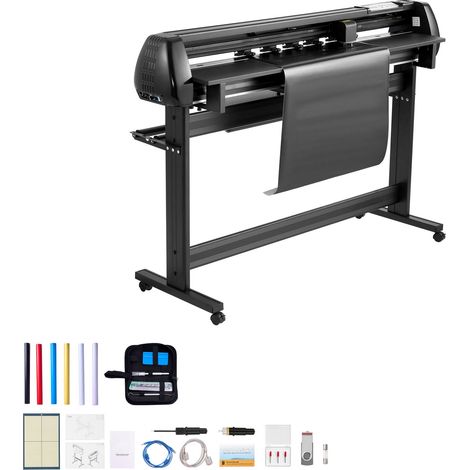 Vinyl-Schneideplotter 1350 mm mit Doppelklinge, LED-Display sowie einstellbarer Kraft und Geschwindigkeit für Aufkleber (1/5)