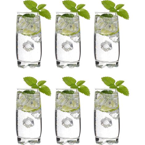 Glas Adora, LAV, Glas, für Wasser, 390 ml, 61x145 mm, Packung 6 Stk.