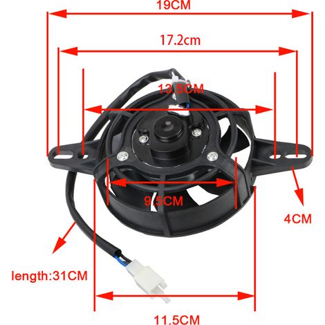 Cooling components for quads/motorcycles, radiators for 150-250 cc engines, universal parts (1/4)