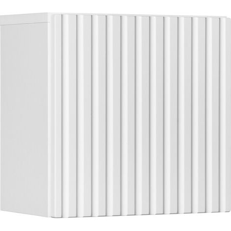 Möbelstück VANO – Alpinweiß – 1 Tür – L20 × B18 × H57 cm – Zum Aufhängen