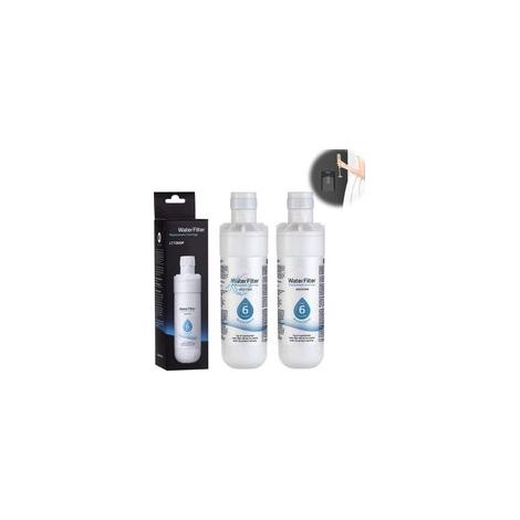 Pack of 2 LT1000P Replacement Water Filters for Refrigerators – 0.5 Micron Filtration – 97% Chlorine Reduction – ADQ7479350 (1/5)
