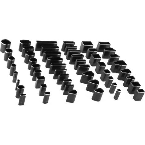 Un ensemble complet de 52 perforatrices universelles pour étuis de téléphone en cuir, permettant de perforer et de perforer soi-même des étuis en cuir.