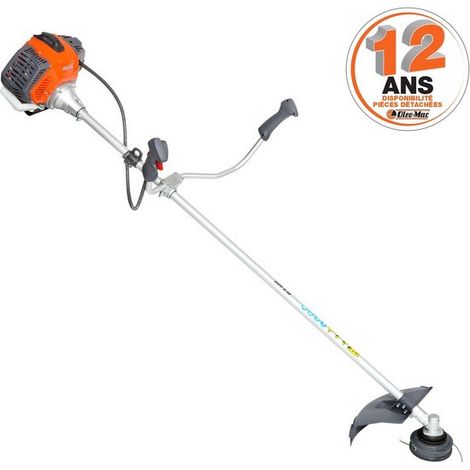 Oleo Mac – Débroussailleuse thermique 40cm³ BCH400T – Puissance 1.5kW – Tête nylon Tap'N'Go EVO 130mm – Harnais double pour confort