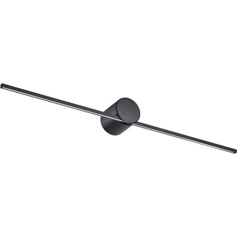 applique murale - aric rio - 6w - 3000k - ip44 - 600 mm - noir - aric 53101