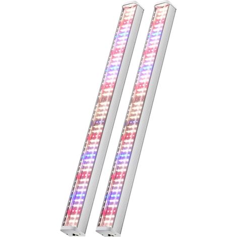 2 Pc 53cm 25w Led Bandes Lampes de croissance, Lampe de culture Pour Plantes D'intérieur, Full Spectrum Lumière de Plante pour semis, étagères
