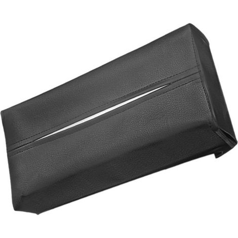 Caja de pañuelos de cuero para coche，soporte para el asiento trasero，apta para la visera parasol y el reposacabezas (24135CM) (1/5)