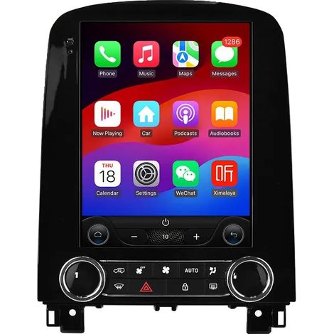 Autoradio, touchscreen, supporto multimediale, compatibile con Renault Scénic 2013-2024, navigazione GPS, P2-CP (1/2)