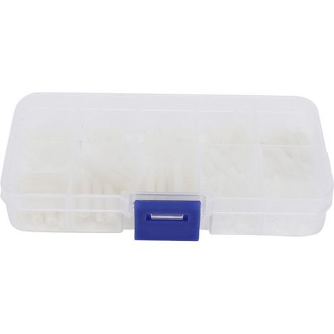 140 pièces Kit de Fixation M2 Vis Tête Ronde Cruciforme Écrous Hexagonaux Entretoises Mâle-Femelle (Blanc) (1/5)