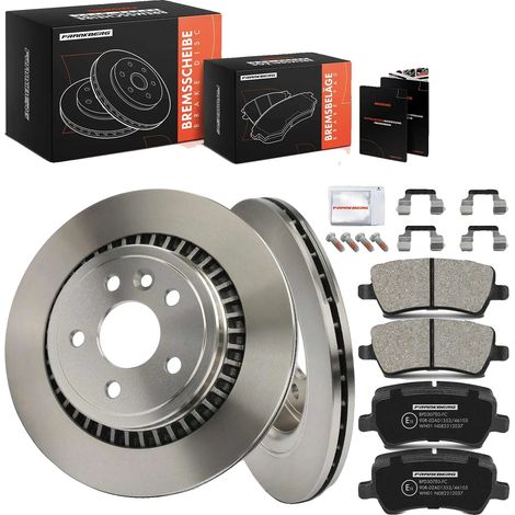 Dischi e pastiglie freno, diametro 302 mm, spessore 16,6 mm, larghezza 106,7 mm, altezza 48,8 mm, tipo ventilato (1/5)