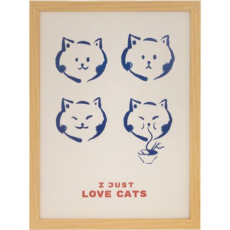 Gerahmtes Nippo-Poster, 30 x 40 cm - (1/5)