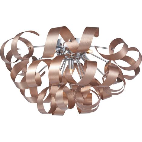 Ceiling Lightdimmable 'Kaelor' made of Aluminium for Living Room & Dining Room (1/5)