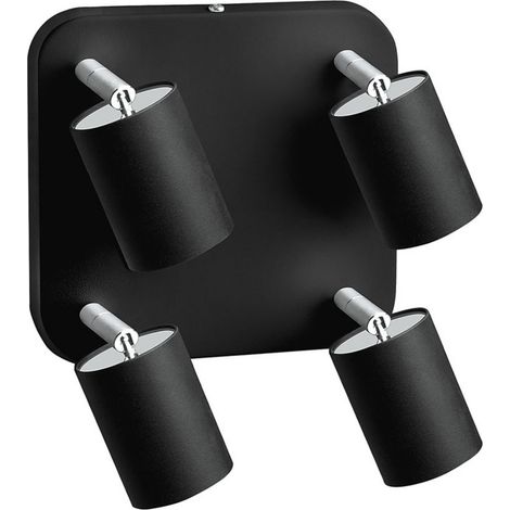 [NEUWERTIG] Nowodvorski Lighting Deckenlampe Eye Spot Vierflammig Quadrat Schwarz Lampe Spot B-Ware