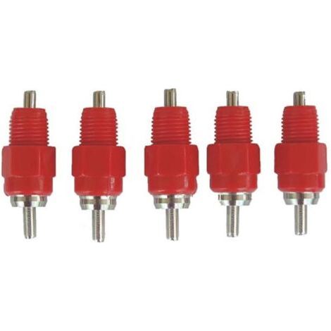 QORVA-5 Pcs Eau Tetine Poulet Alimentateur Fournitures de Volaille Poule Vis dans le style-RAPANDA