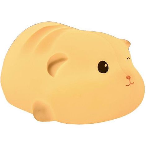Veilleuse pour enfants, décoration de chambre, rechargeable par USB, adorable cadeau LED multicolore pour bébé et enfant - Hamster (1/5)