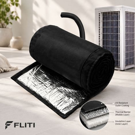 Gaine isolante climatisation 3 couches – Protection UV thermique renforcée pour pompe à chaleur et système extérieur durable (1/5)