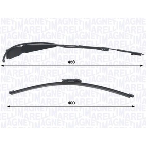Kit de bras d'essuie-glace, nettoyage des vitres Magneti Marelli 000723180458