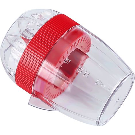 Presse-citron manuel en plastique, facile à nettoyer, avec-Rouge (1/5)