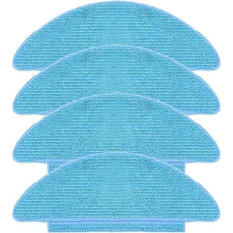 4 Pack Reusable Replacement Cloths for Tikom L9000, Lubluelu SL60D, LaResar L6 Nex, Honiture Q6 SE Robot Vacuum Cleaner Accessories (1/5)