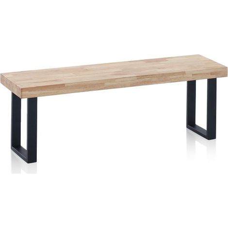 Banco Loft Roble salvaje - Negro 34cm (ancho) x 47cm (alto) (1/7)