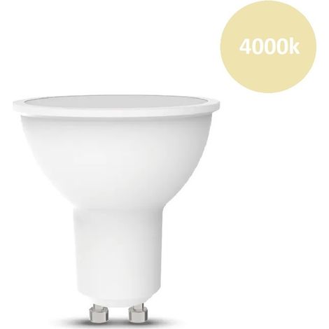 Faretto led 9w attacco GU10 lampadina copertura opaca per portafaretti fari luce naturale calda  Naturale