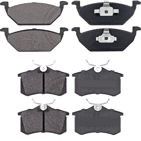 KIT PASTIGLIE FRENO ANTERIORI E POSTERIORI compatibile con SKODA FABIA I COMBI (6Y5 / PASTIGLIE FRENANTI AUTO OEM P 85 041  P 85 072  P 85 025  P 85 071,P 85 020 / SOSTITUZIONE DIRETTA / BASSA POLVERE