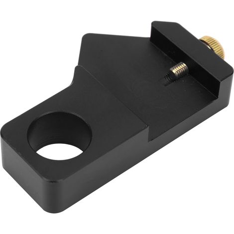 Positionierungshilfe für Holzbearbeitungslineale, Anreißhilfe, Universal-Begrenzer, Fixierblock (Schwarz) (1/5)