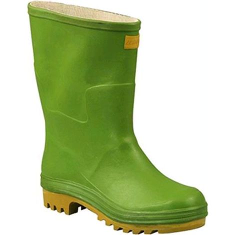 Stivali Tronchetto Gomma Mod. Rain Verde N. 46